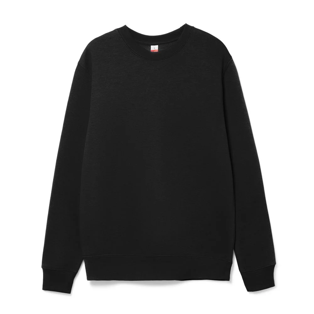 Свитшот унисекс Delta черный размер L