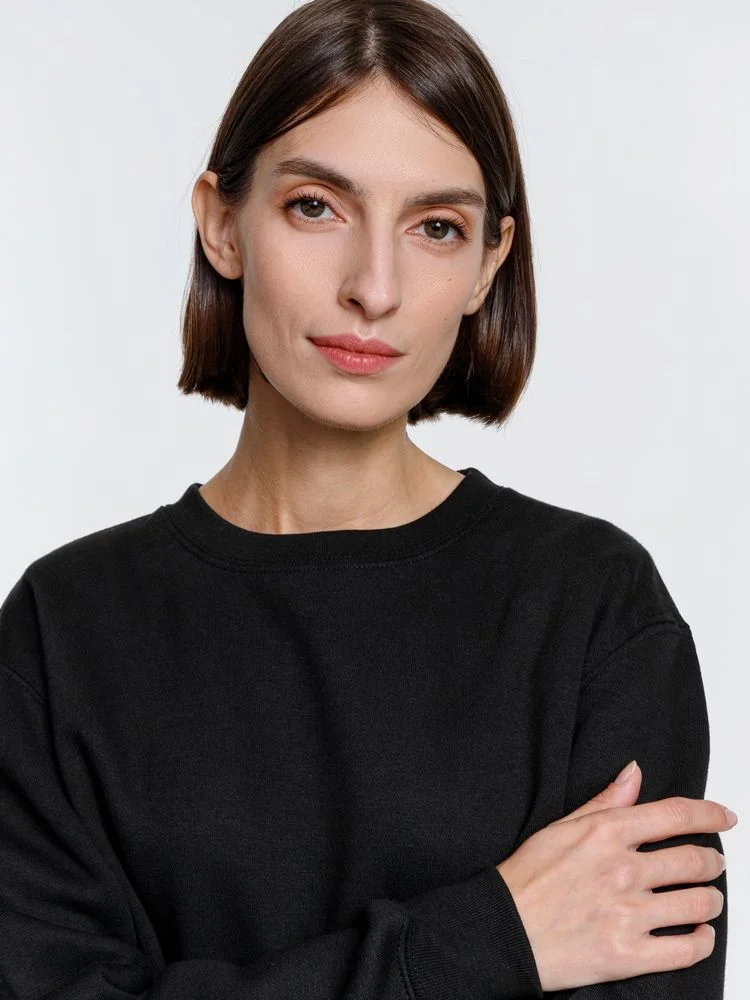 Свитшот унисекс Delta, черный, размер XL - фото 12