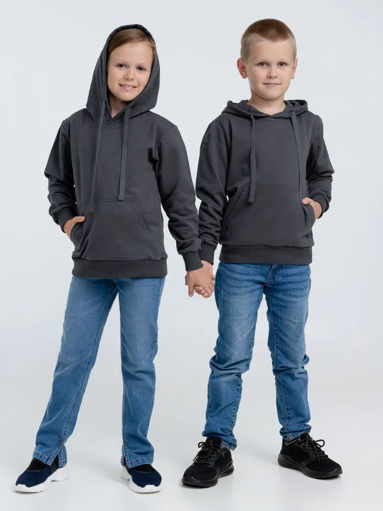 Худи детское Kirenga Kids 2.0 темно-серое графит 6 лет - фото 9
