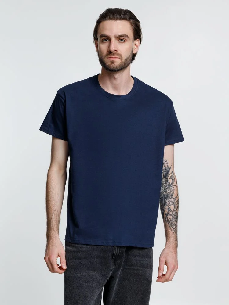 Футболка унисекс Ankara темно-синяя размер L - фото 5