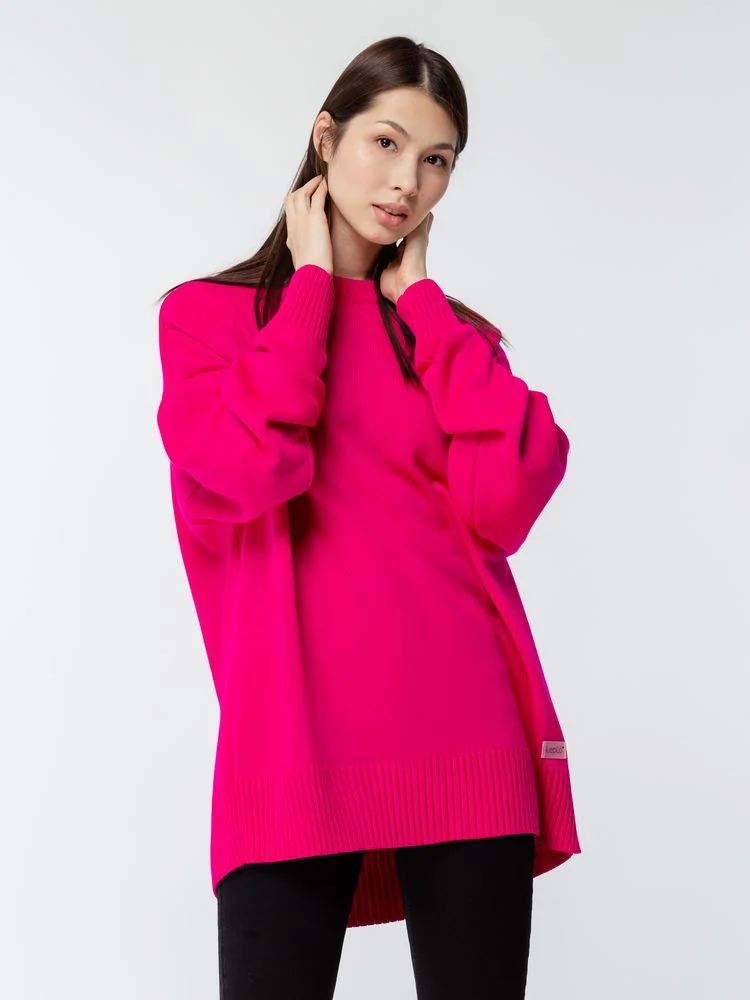 Джемпер оверсайз унисекс Stated в сумке, розовый, размер S/M - фото 10