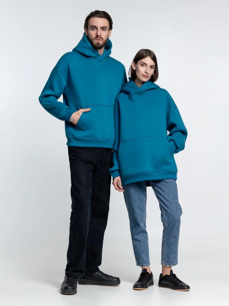 Худи Kulonga Oversize бирюзовое размер ХS/S XS/S - фото 12