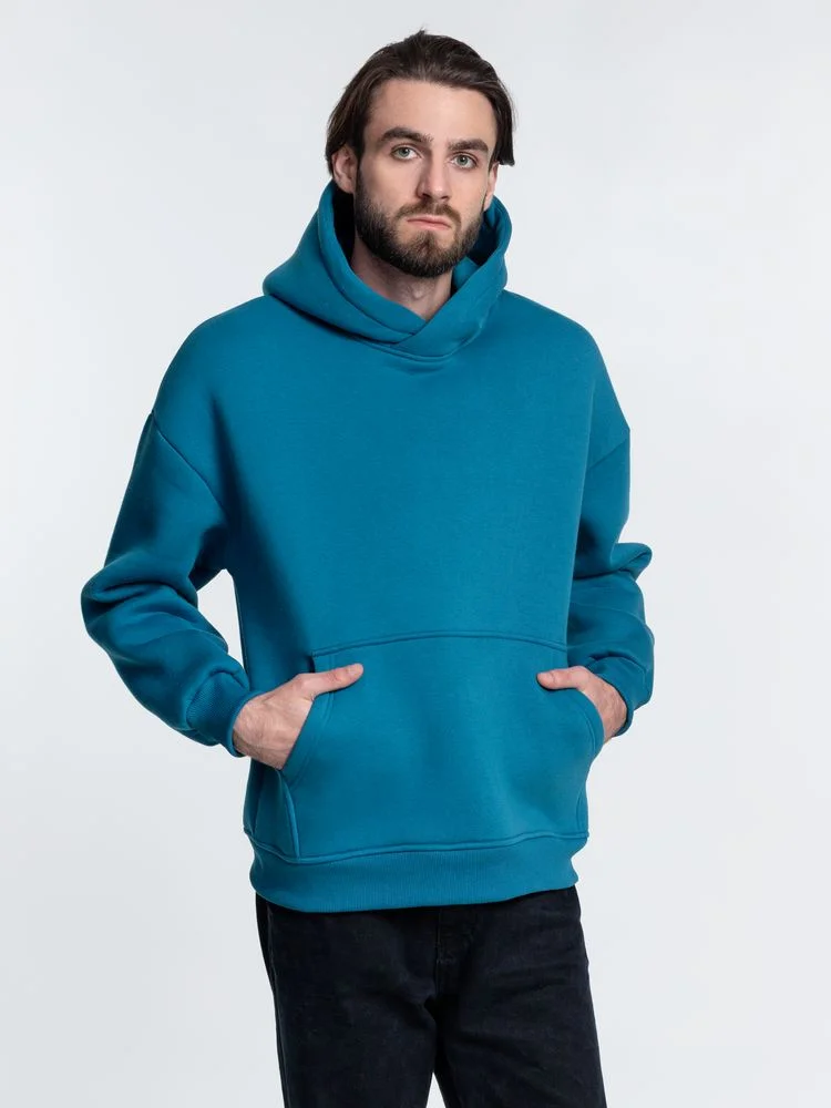 Худи Kulonga Oversize бирюзовое размер M/L - фото 10