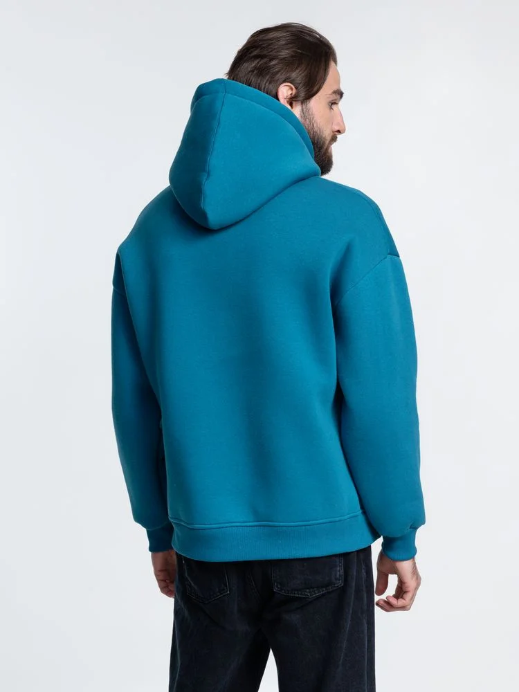 Худи Kulonga Oversize бирюзовое размер M/L - фото 11