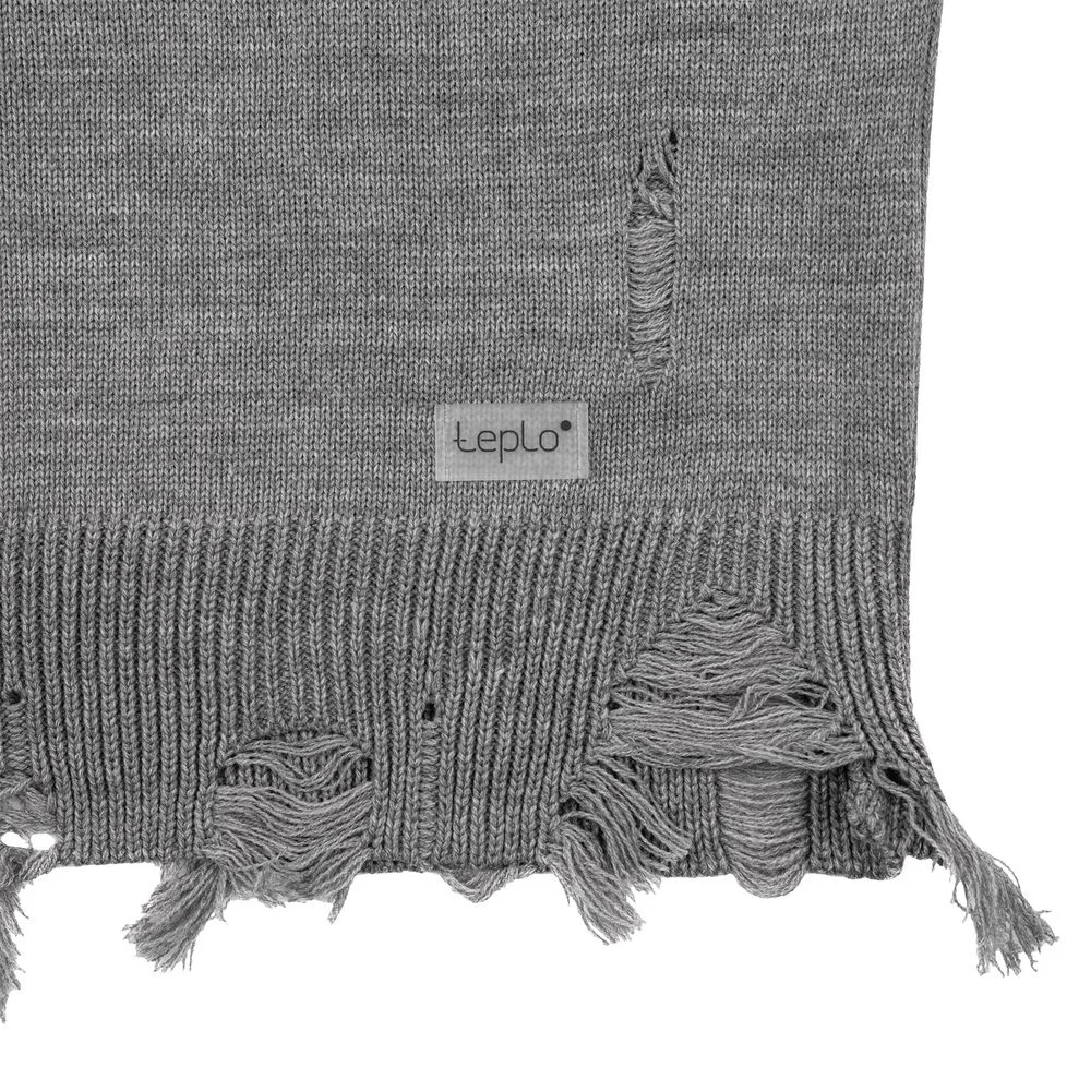 Джемпер оверсайз унисекс Grunge в сумке, серый, размер L/XL - фото 4