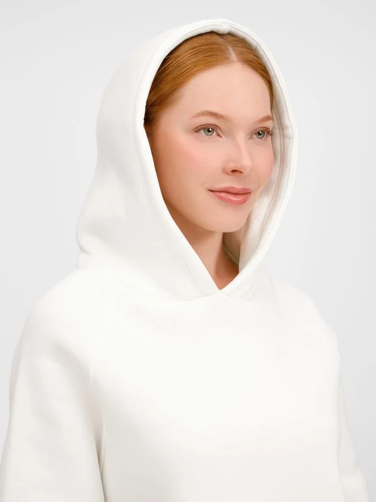 Худи унисекс оверсайз Easy Street молочно-белое размер M/L - фото 14