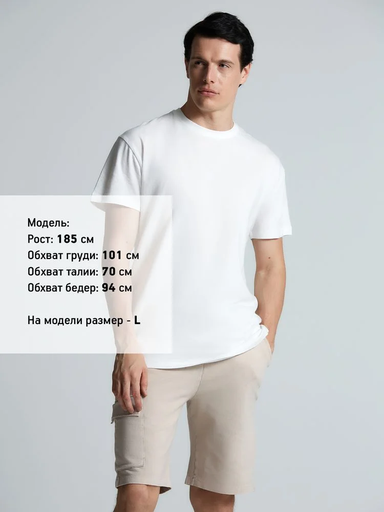 Футболка унисекс T-Bolka 140 белая белоснежная размер S - фото 8