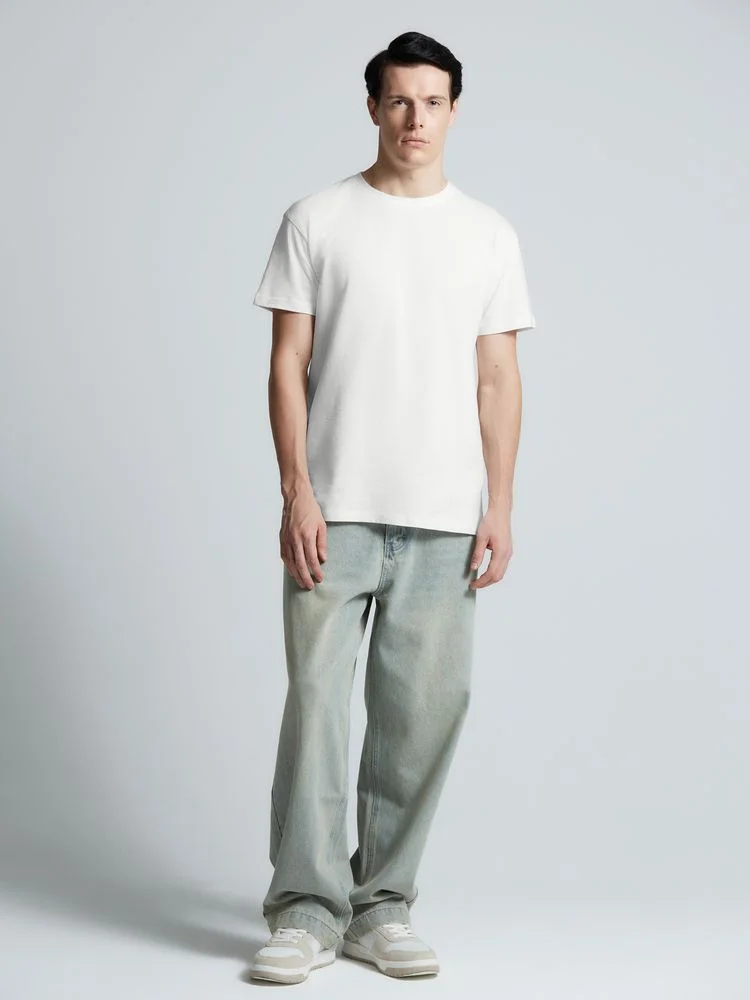 Футболка унисекс T-Bolka 160 белая белоснежная размер XS - фото 13