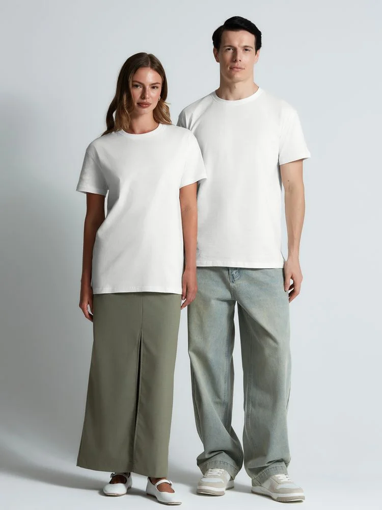 Футболка унисекс T-Bolka 160 белая белоснежная размер XS - фото 15