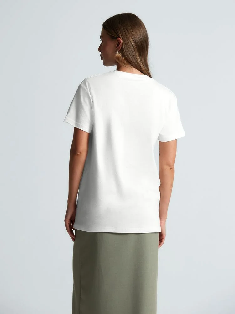 Футболка унисекс T-Bolka 160 белая белоснежная размер XS - фото 6