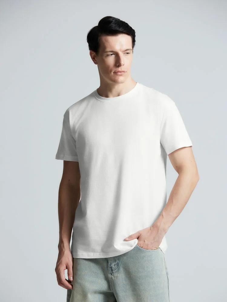 Футболка унисекс T-Bolka 160 белая белоснежная размер L - фото 10