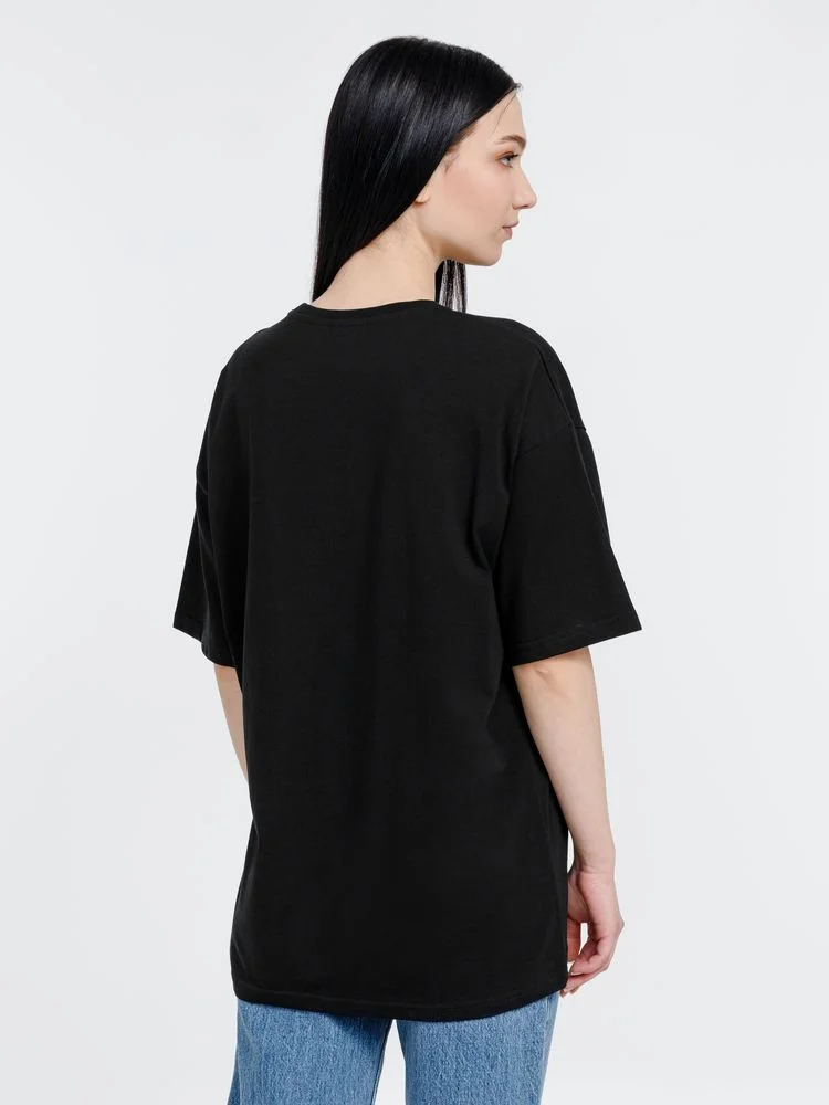 Футболка оверсайз унисекс Big Haul черная размер L - фото 10