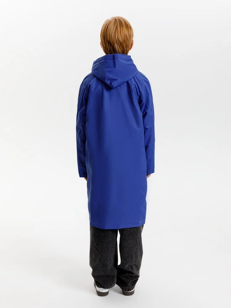 Дождевик детский RainDrop Kids ярко-синий 10 лет рост 130-140 - фото 11