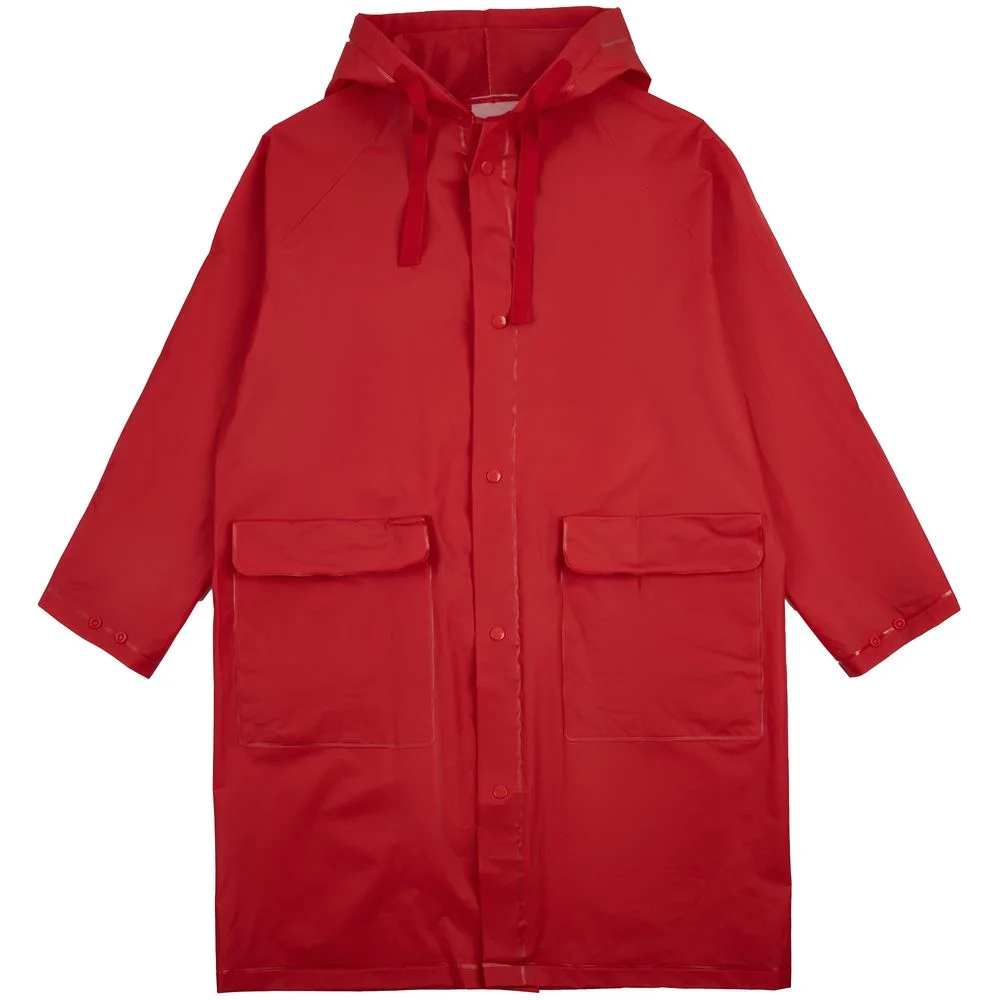 Дождевик детский RainDrop Kids красный 10 лет рост 130-140 - фото 1