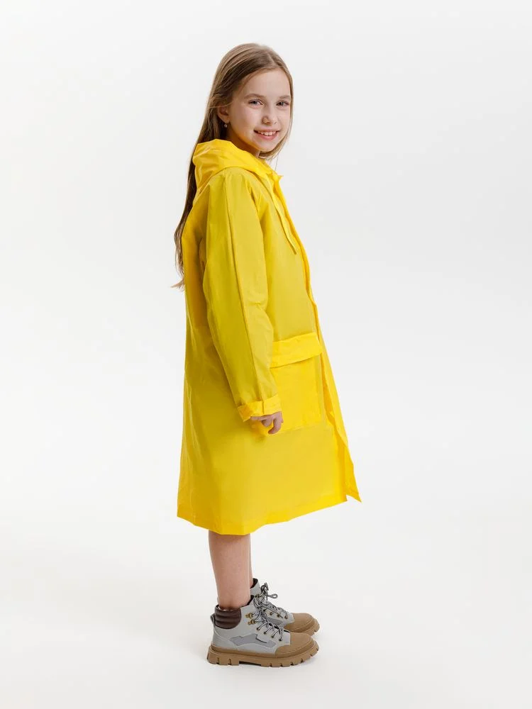 Дождевик детский RainDrop Kids желтый 12 лет рост 142-152 - фото 10