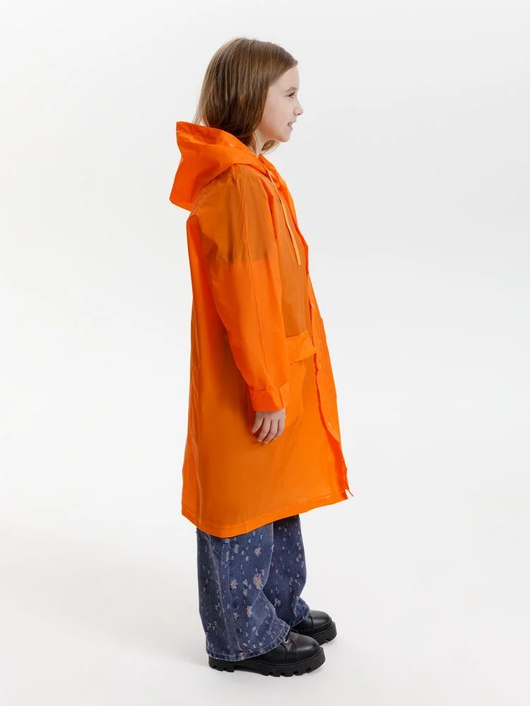 Дождевик детский RainDrop Kids оранжевый 8 лет рост 118-128 - фото 15