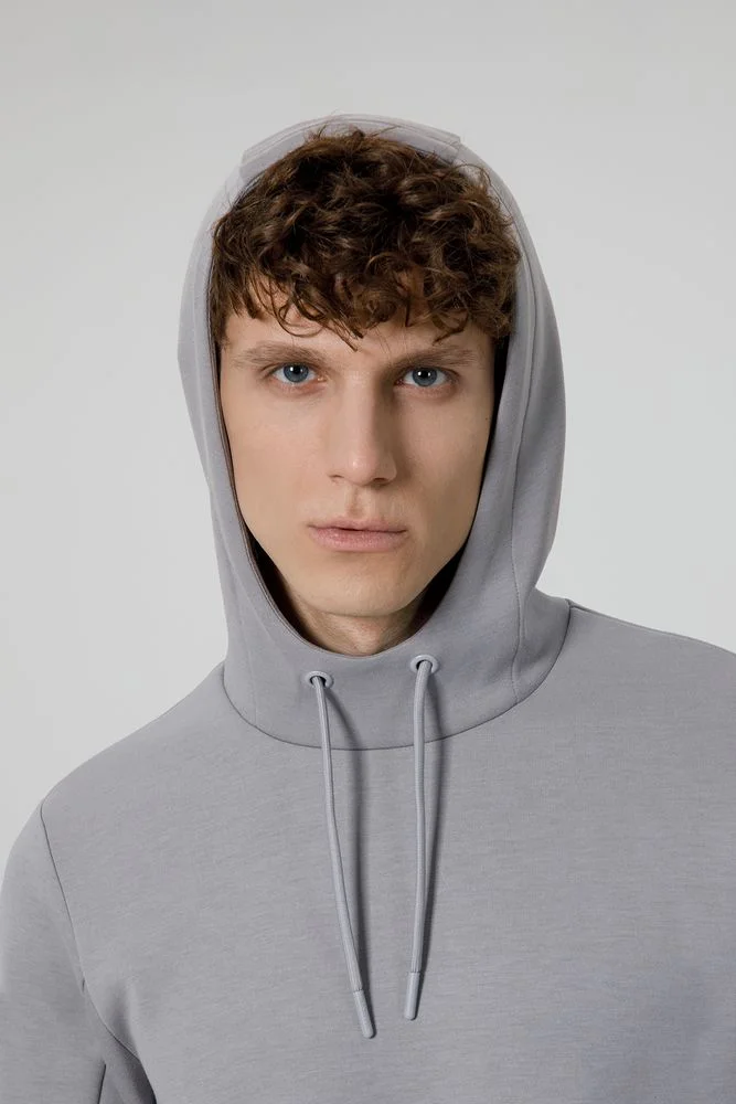 Худи унисекс Begi серое размер XS - фото 9