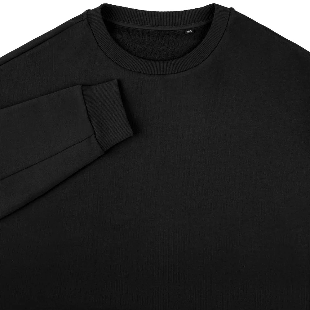 Свитшот оверсайз унисекс Omnifit черный размер XS/S - фото 4