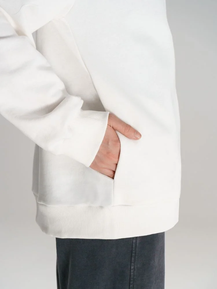 Толстовка унисекс Neofit молочно-белая размер M/L - фото 10