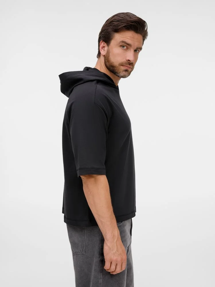 Футболка оверсайз унисекс с капюшоном Neofit черная размер XL/XXL - фото 10
