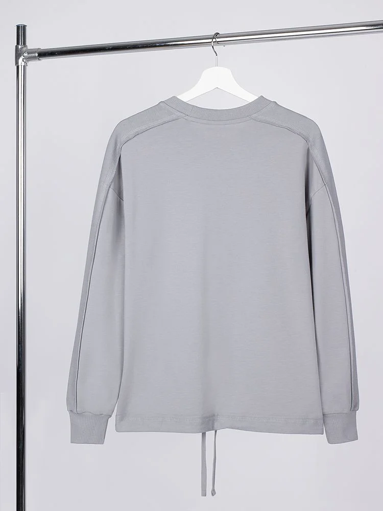 Свитшот унисекс Vozduh светло-серый размер XS/S - фото 2