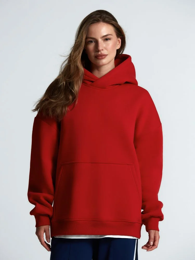 Худи Kulonga Oversize, красное, размер ХS/S, XS/S - фото 6