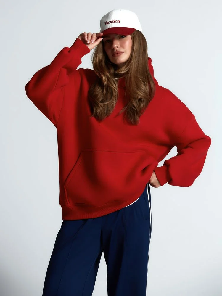 Худи Kulonga Oversize, красное, размер ХS/S, XS/S - фото 7