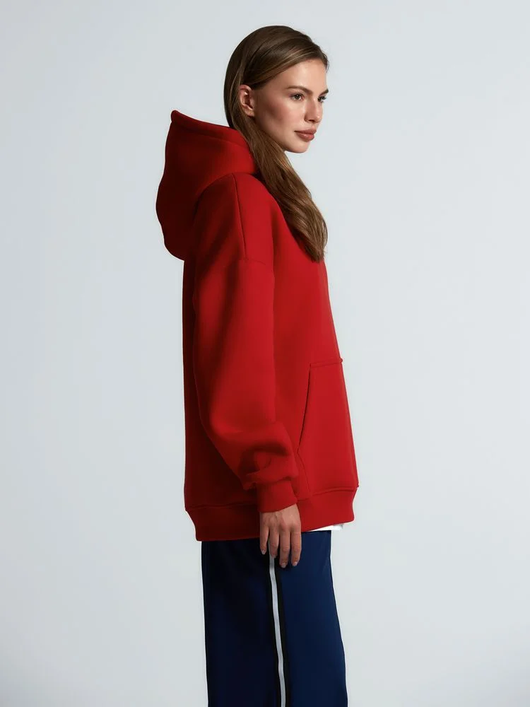 Худи Kulonga Oversize, красное, размер ХS/S, XS/S - фото 8