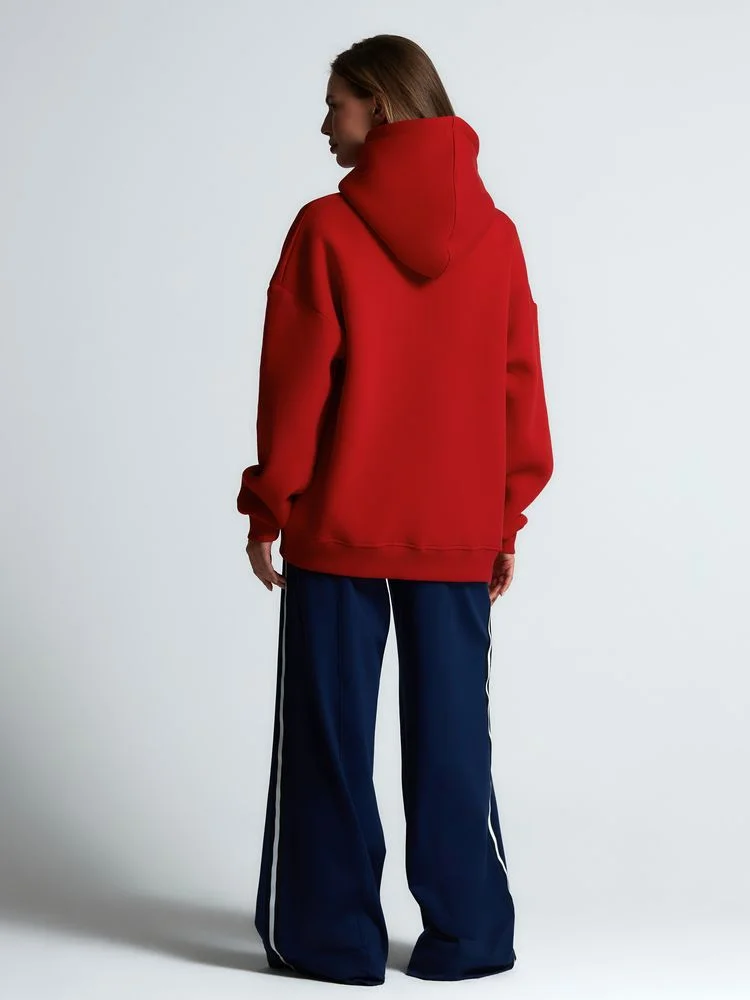 Худи Kulonga Oversize, красное, размер ХS/S, XS/S - фото 9