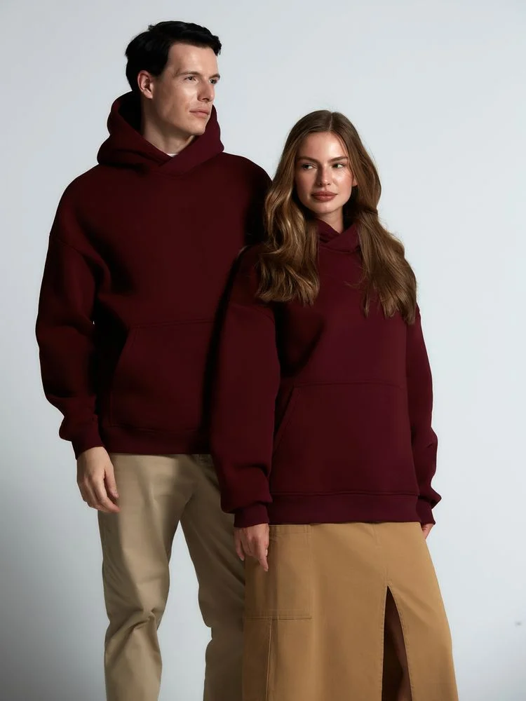 Худи Kulonga Oversize, бордовое, размер 3XL/4XL - фото 10