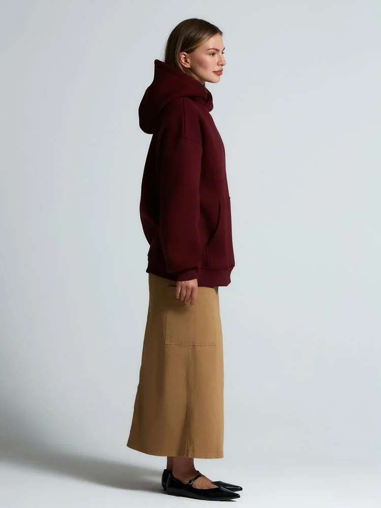 Худи Kulonga Oversize, бордовое, размер 3XL/4XL - фото 14