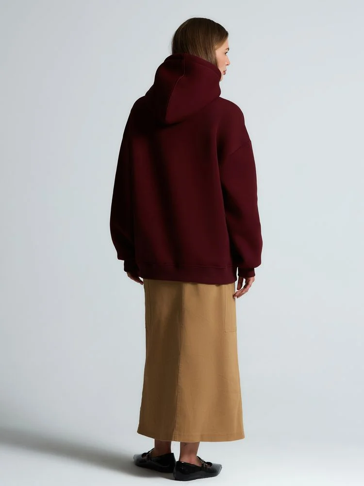 Худи Kulonga Oversize, бордовое, размер 3XL/4XL - фото 15