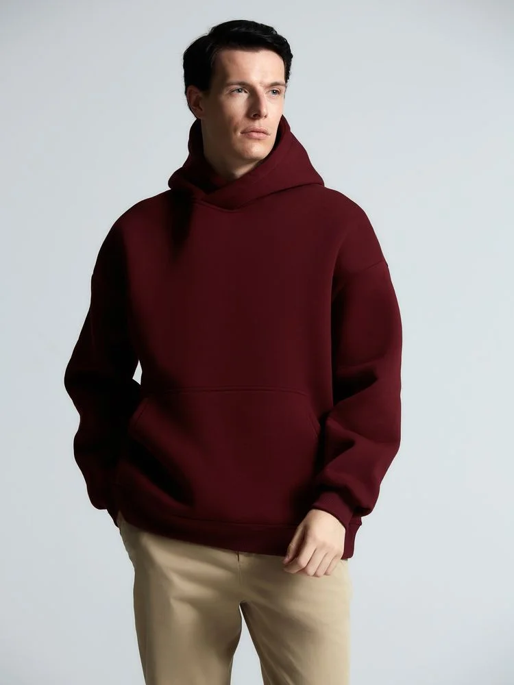 Худи Kulonga Oversize, бордовое, размер 3XL/4XL - фото 6