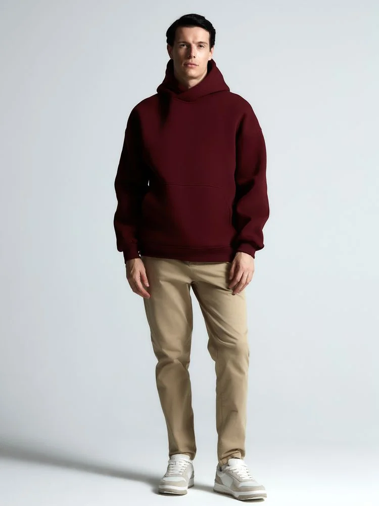 Худи Kulonga Oversize, бордовое, размер 3XL/4XL - фото 7