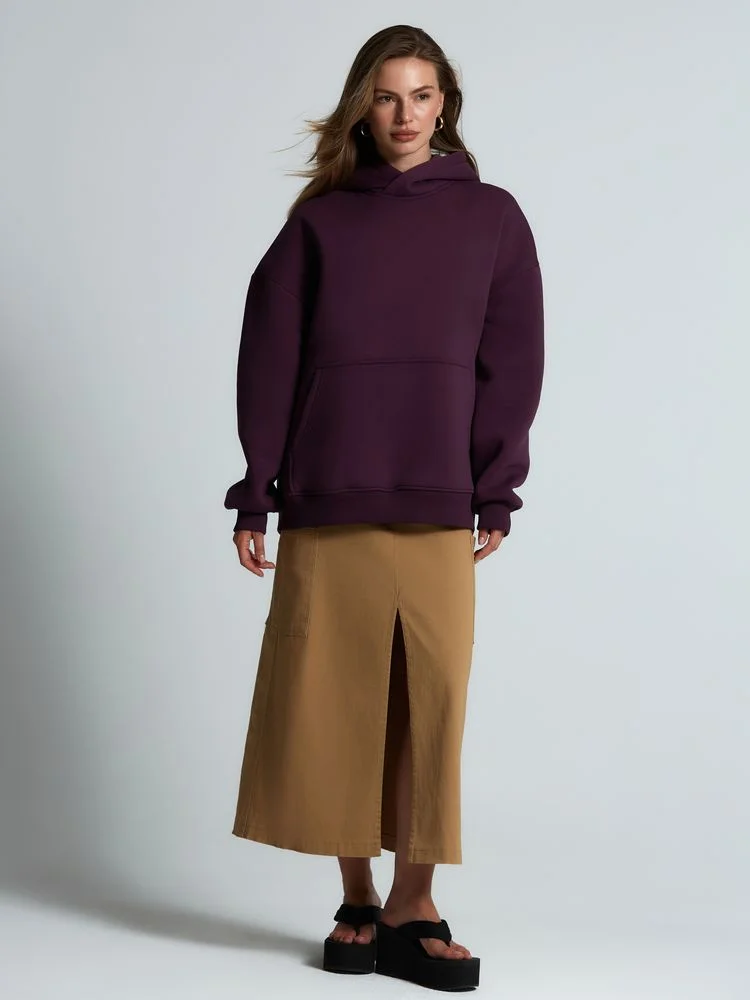 Худи Kulonga Oversize фиолетовое размер 3XL/4XL - фото 6