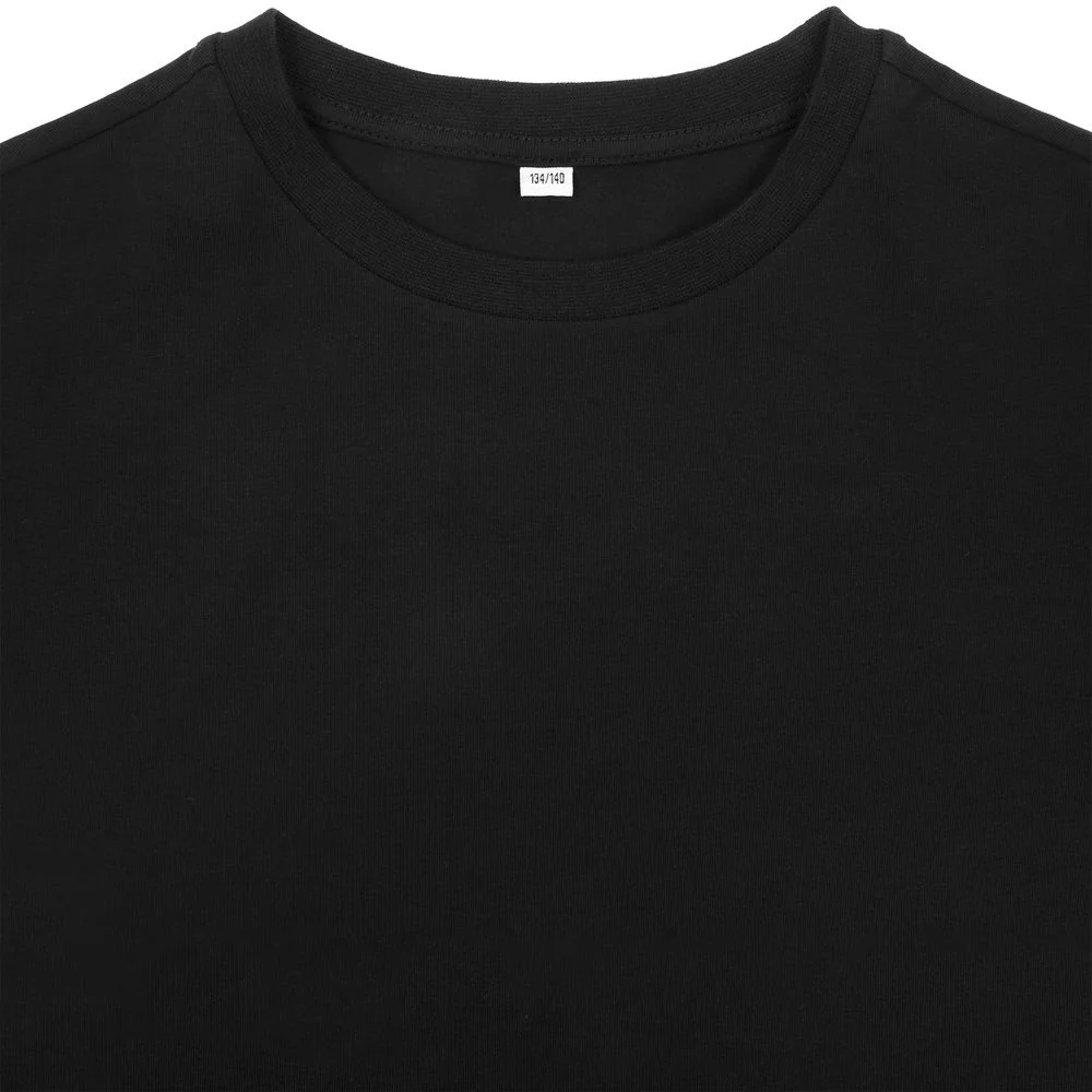 Футболка детская оверсайз Teezer, черная, 10 лет - фото 3