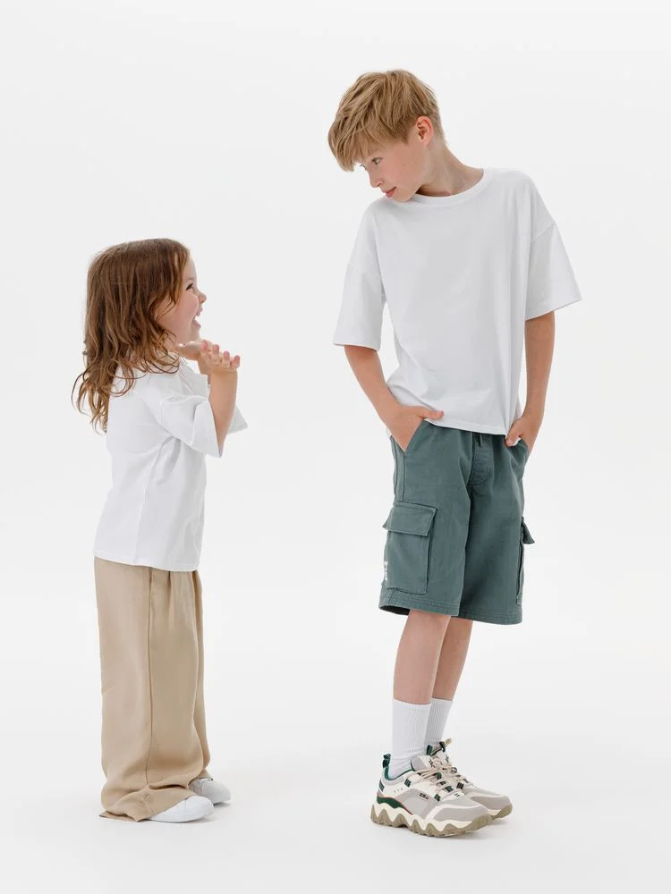 Футболка детская оверсайз Teezer, белая, 6 лет - фото 10