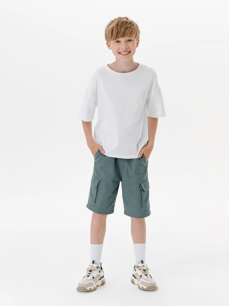 Футболка детская оверсайз Teezer, белая, 6 лет - фото 4