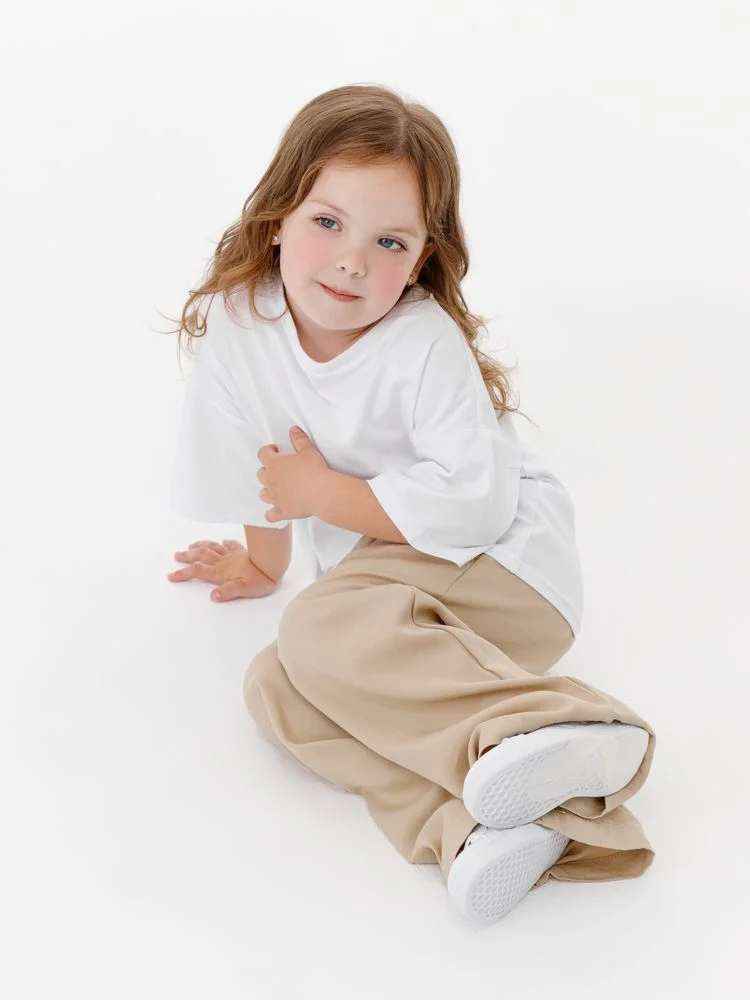 Футболка детская оверсайз Teezer, белая, 10 лет - фото 7