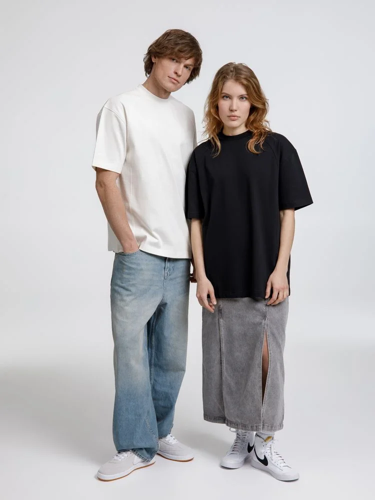 Футболка оверсайз унисекс Sideline, черная, размер XS/S - фото 16