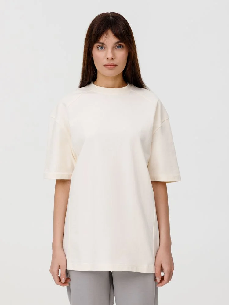 Футболка оверсайз унисекс Sideline, молочно-белая, размер XS/S - фото 12