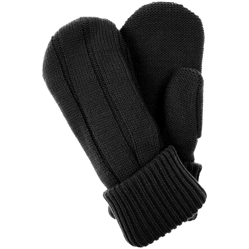Варежки Knit Beat, черные, размер L/XL - фото 2