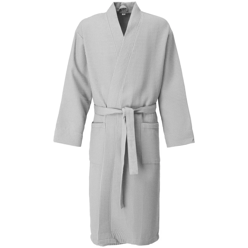 Халат вафельный Kimono светло-серый размер XL/XXL