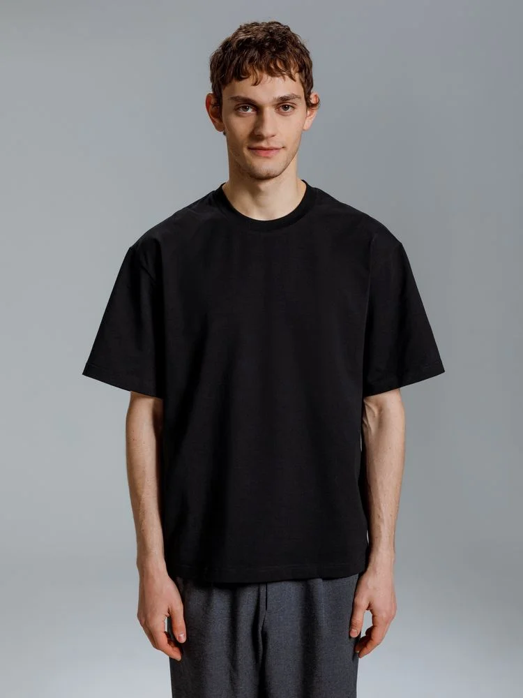 Футболка оверсайз Kangas черная M/L