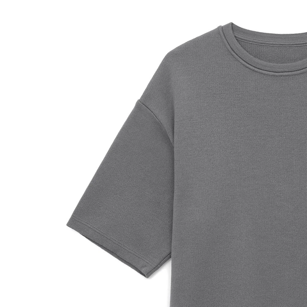 Джемпер с коротким рукавом Siluetti Volumica серый размер XS/S - фото 3