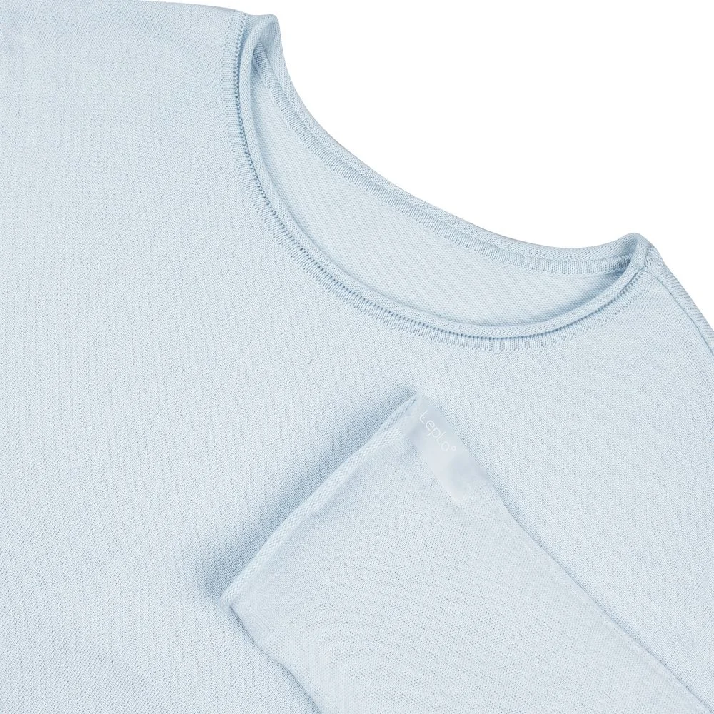 Лонгслив унисекс Siluetti Fuori светло-голубой размер L/XL - фото 3