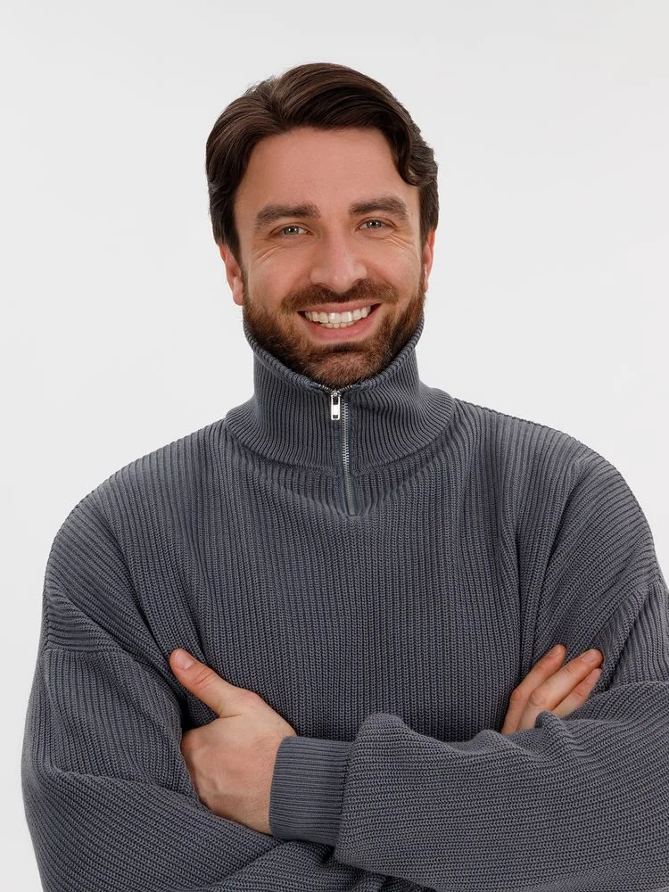 Джемпер Siluetti Birne серый размер S/M - фото 9