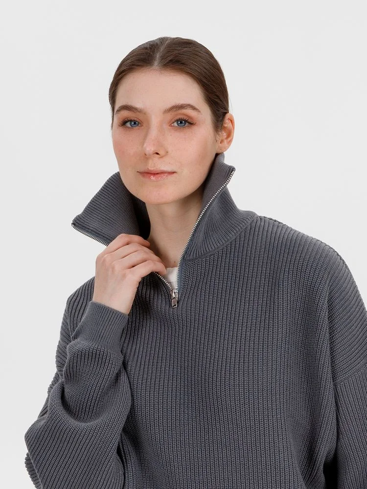 Джемпер Siluetti Birne серый размер L/XL - фото 4