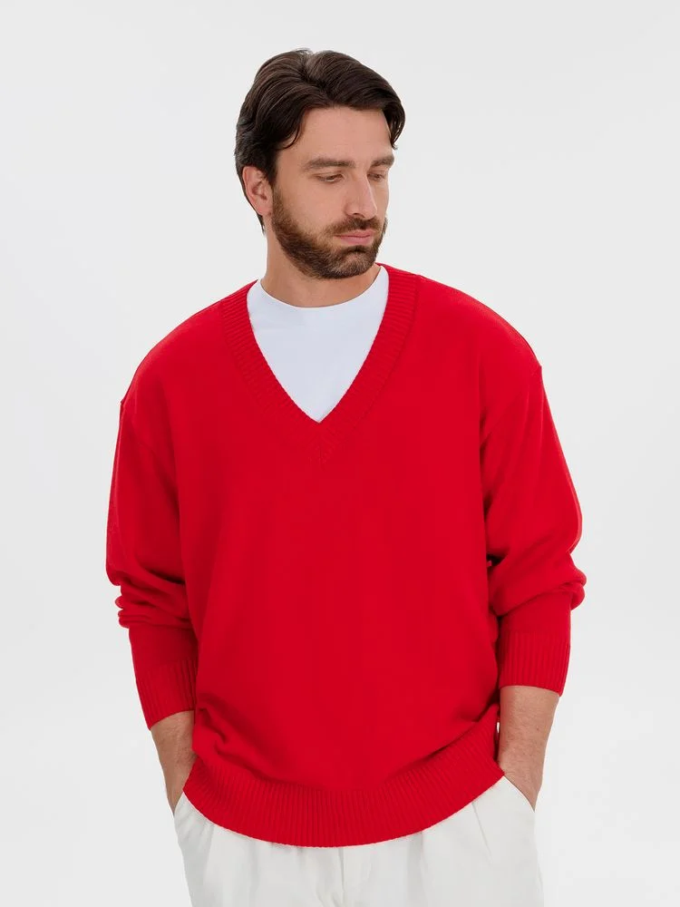 Джемпер Siluetti Stillan красный размер S/M - фото 8