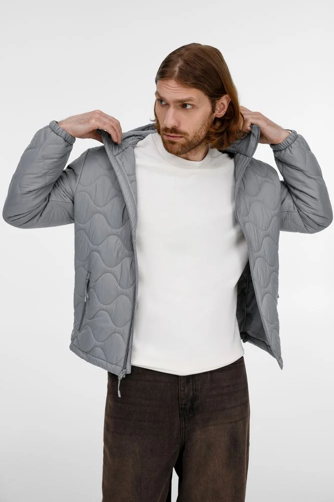 Куртка унисекс Tarnaby светло-серая размер S - фото 10